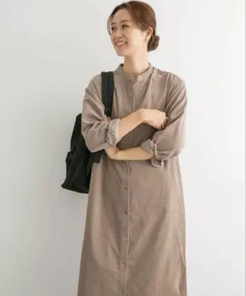 URBAN RESEARCH DOORS 코듀로이 셔츠 원피스 M 사이즈