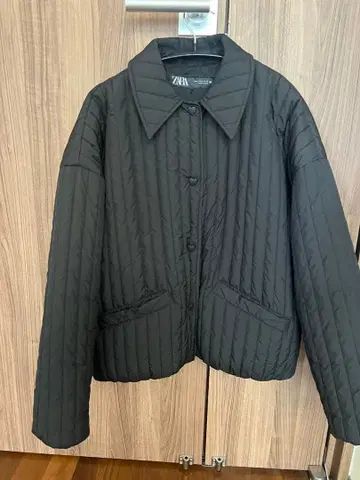 ZARA 블랙 퀼팅 자켓