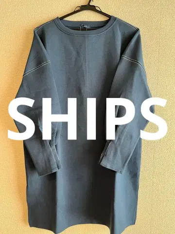 [택 포함 새상품] SHIPS 네이비 볼륨 슬리브 튜닉