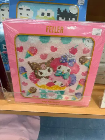 FEILER 산리오 마이멜로디 쿠로미 마이멜로디 손수건