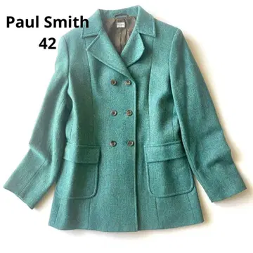 [ 새상품급 ] Paul Smith 우먼 자켓 그린 더블 브레스트
