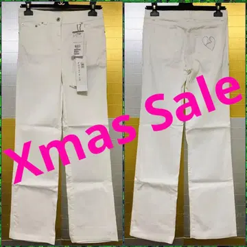 하트 큐빅이 귀여운! 웅가로 화이트 청바지 55,650엔 새상품 보관