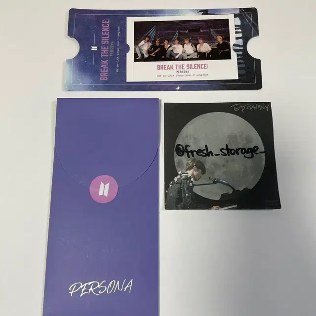 방탄소년단 브더사 영화 특전 폴라 포카 BTS 브레이크 더 사일런스