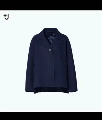 [ 새상품급 ] UNIQLO 플러스J 네이비 더블 페이스 셔츠 자켓 M