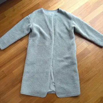 내추럴 뷰티 베이직 롱 보아 코트 베이지