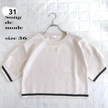 31 Song de mode 반팔 니트 36 아이보리