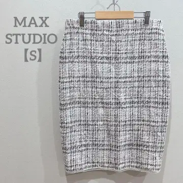 MAX STUDIO [ S ] 트위드 타이트 스커트 멀티 컬러