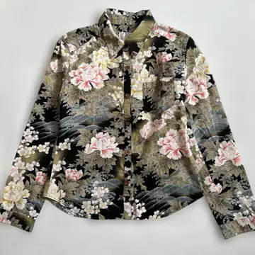 TAKEO KIKUCHI TK 일본풍 패턴 꽃무늬 올 패턴 긴팔 셔츠 2
