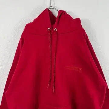 USA 구제 의류 90s 헤인즈 hanes 맨투맨 자수 후드티 빨간색