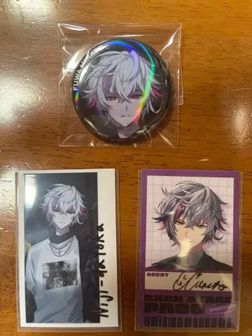 2시라던가 1st LIVE 후와 미나토 캔뱃지 & 폴라로이드