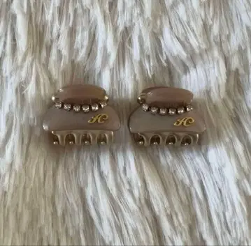 미사용 새상품 acca 뉴 코라나 클립 펄 베이지 mini 세트