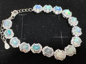 실버925 오팔 팔찌