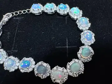 실버925 오팔 팔찌