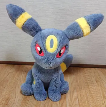 포켓몬 센터 폭신폭신 안고 자는 봉제 인형 블래키 새상품급 대형