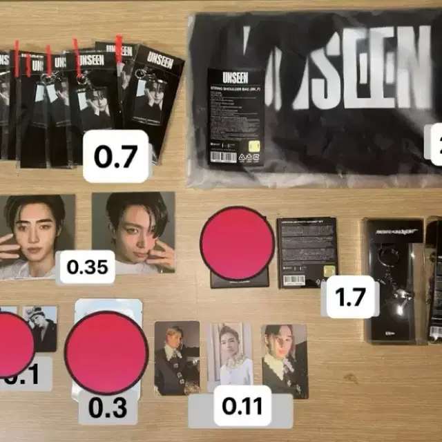 엔하이픈 언리쉬 팝업 머치 굿즈 엠디 앨범 특전 포카 럭드 전시회 언씬