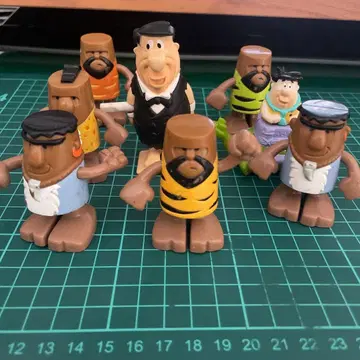 플린트 스톤 피규어 8체 세트