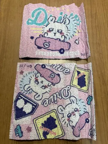 치이카와 (먼작귀) 2장 세트 발 매트 모몽가 아베일