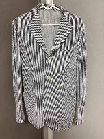 스트라이프 디자인 캐주얼 자켓 링 자켓 RING JACKET