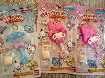 산리오 롤리팝 캔디 참 3개 세트