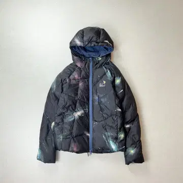 고 슬로우 카라반 갤럭시 후드티 다운 자켓