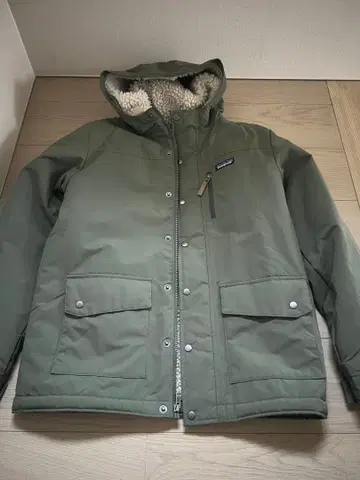 patagonia 후드 부착 자켓 올리브