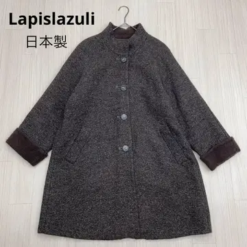 Lapislazuli 라피스라줄리 울 실크 하이넥 코트