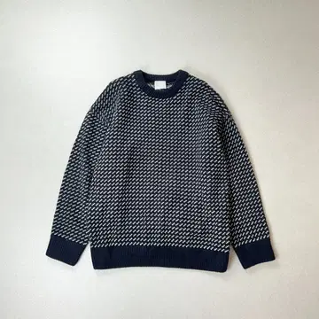 MACOBER 버즈아이 니트 스웨터