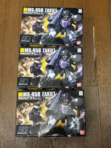 HGUC 검은 삼연성 구 자쿠 3개 세트