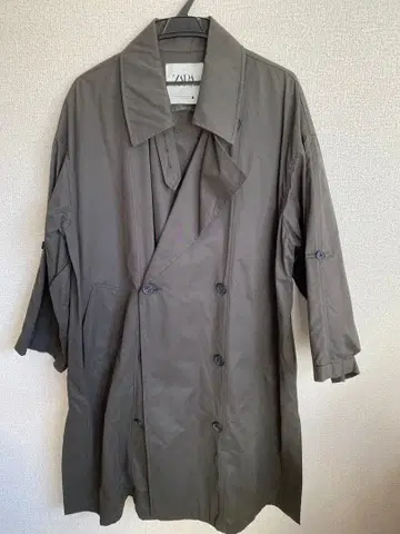 ZARA 그레이 트렌치코트 XS