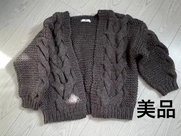 새상품급 서니 라벨 어반 리서치 굵은 짜임 니트 가디건 두꺼운 원단