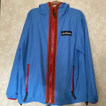 WILD THINGS 블루 치로리안 나일론 자켓