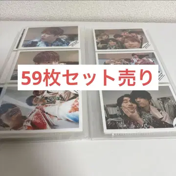 SixTONES 공식 사진 59장 세트 판매