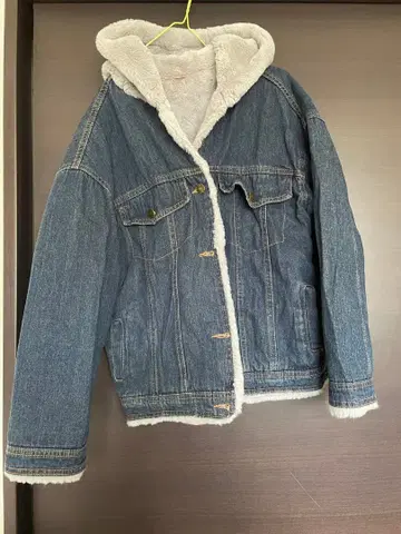 데님 자켓 플리스 안감 독수리 자수