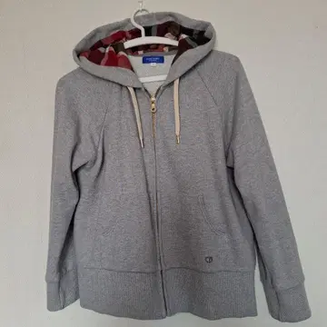 후드 체크 귀여운 후드티