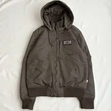 ALPHA INDUSTRIES 써모라이트 후드 부착 플라이트 자켓