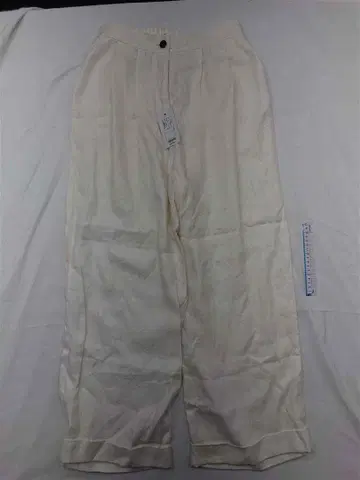 르자르댕 아이보리 와이드 팬츠 허리밴딩 M