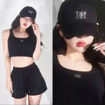 다리치 새상품 크리스탈 로고캡 블랙 반짝이는 모자