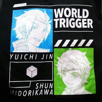 WORLD TRIGGER 후드티 진&그린