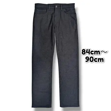 남성용 안감 샤기 스트레치 팬츠 웜 팬츠 글렌체크 L 사이즈 4ad