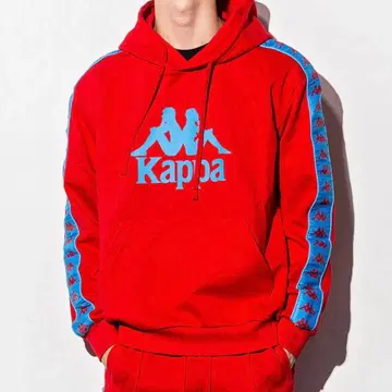 카파 UNI Kappa 222 BANDA 풀오버 후디 빨간색