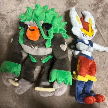 포켓몬 센터 봉제 인형 고릴타 에이스번