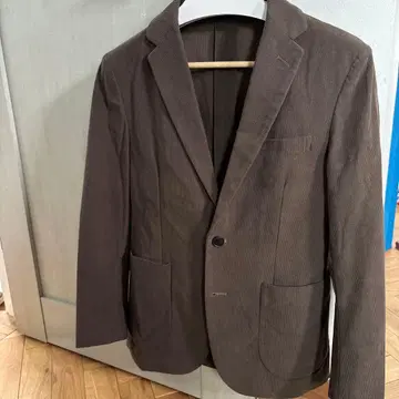 브라운 코듀로이 테일러드 자켓