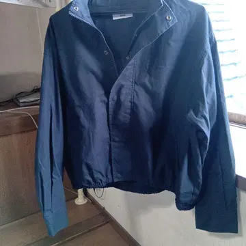 days 네이비 크롭 자켓