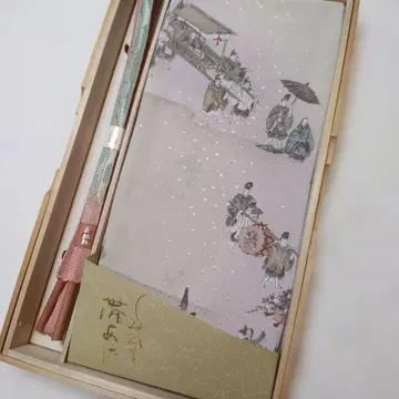 겨울용 오비 장식 천 허리띠 세트 순수 실크 미사용 No640