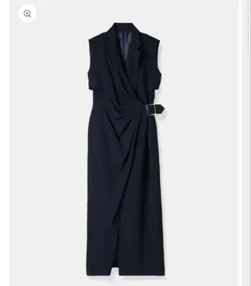 새상품 laubeblanc 사이드버클 드레이프 드레스