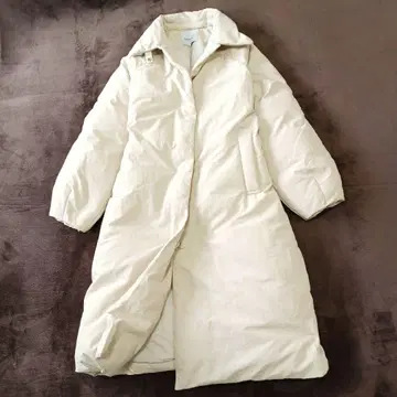 엠마 테일러 스탠 칼라 롱 다운 코트 발수 방오 가공 프렌치 다운