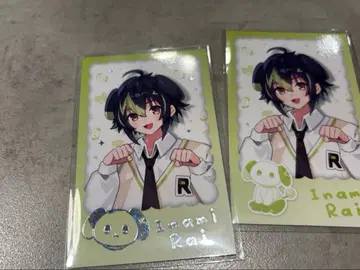 완냥days 폴라로이드풍 카드 이나미 라이 노멀 레어 2점 세트