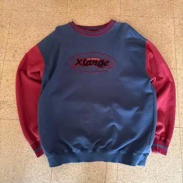 Xlarge 로고 자수 크루넥 맨투맨