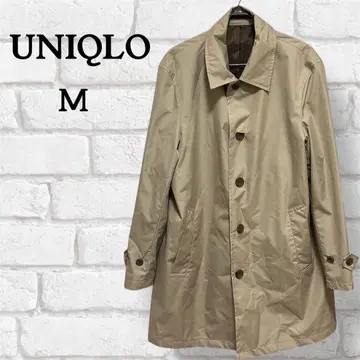 UNIQLO 나일론 트렌치코트 M 베이지 계열 남성용