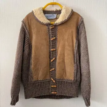 스웨이드 원단 블루종